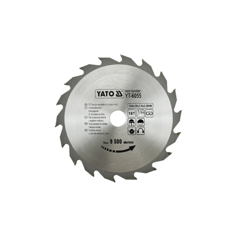 Piła tarczowa z węgl. 160X60X20